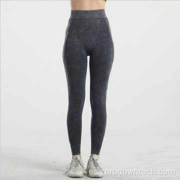 Pantalón de yoga sin costuras con levantamiento de cadera y cintura alta súper suave para mujer